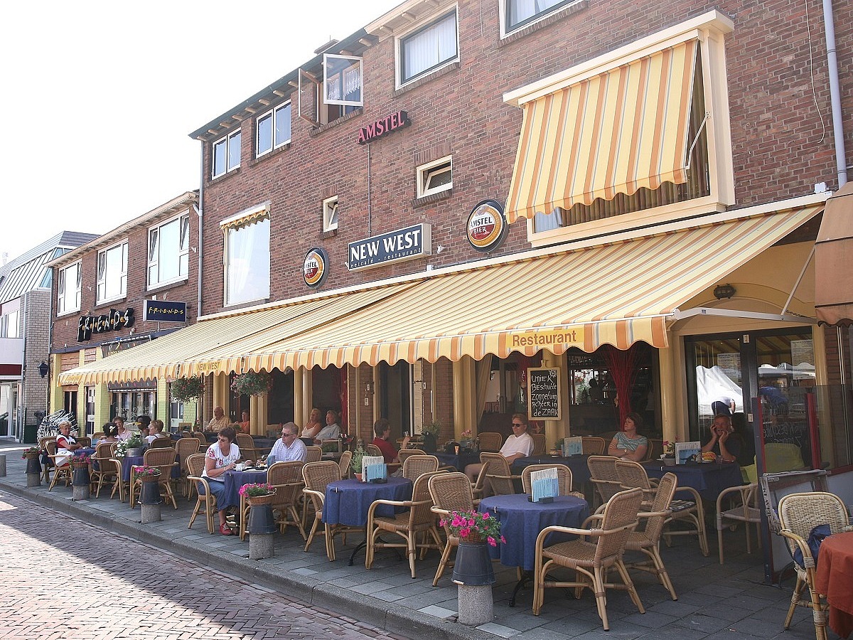 Horecazonwering schaararm zonnetent schaararmscherm duurzame constructie