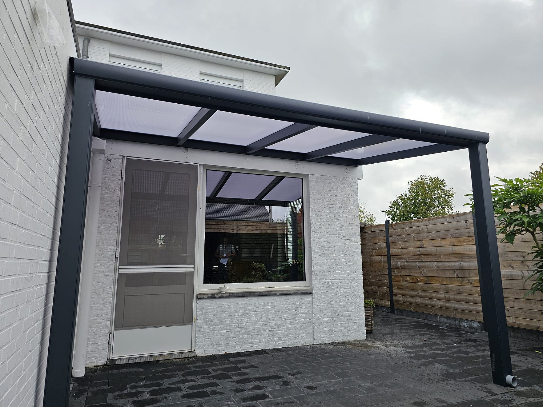 Overkapping polycarbonaat