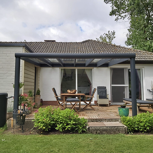 Overkapping met glas - Herenthout
