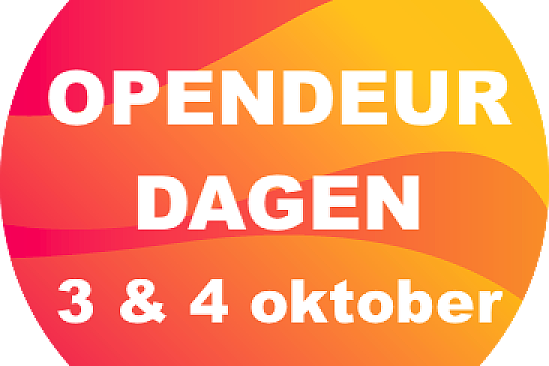 Opendeurweekend 3 & 4 oktober