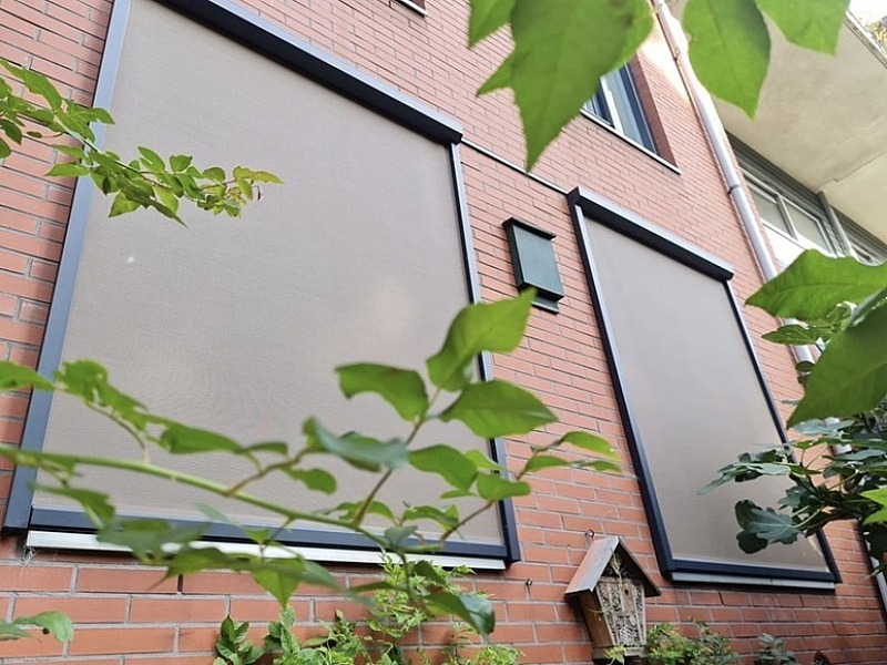 Ritzscreens muur isolerende werking
