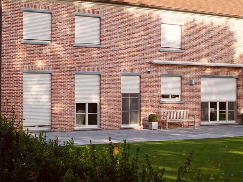 Inbouwrolluik - gemakkelijk openen en sluiten - muur - gevel