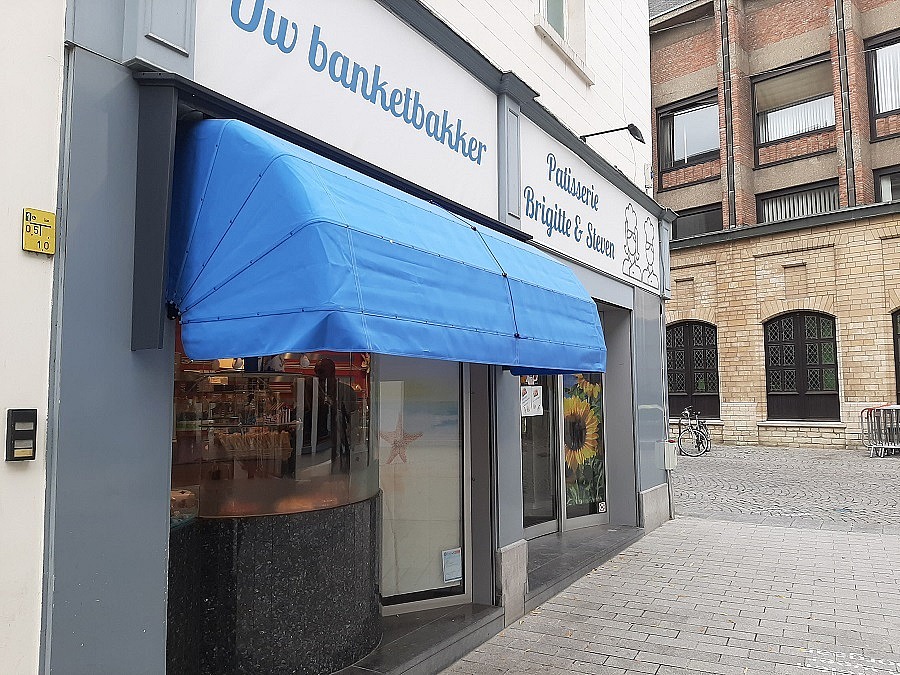 Markiezen blauw verano bakkerij